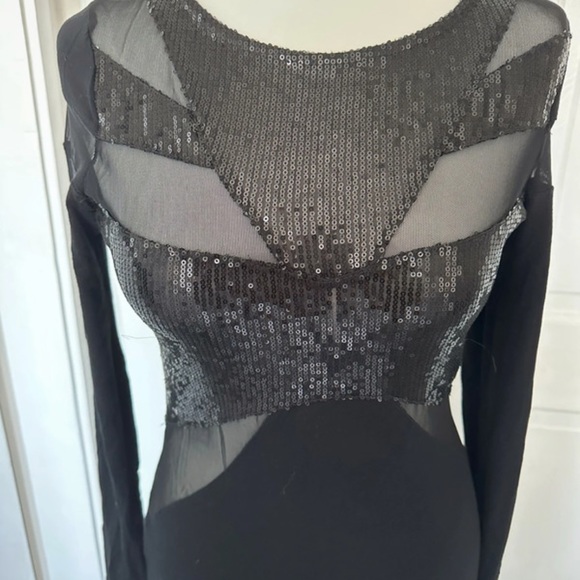 ASOS Black bodycon dress size 10 - Picture 5 of 9
